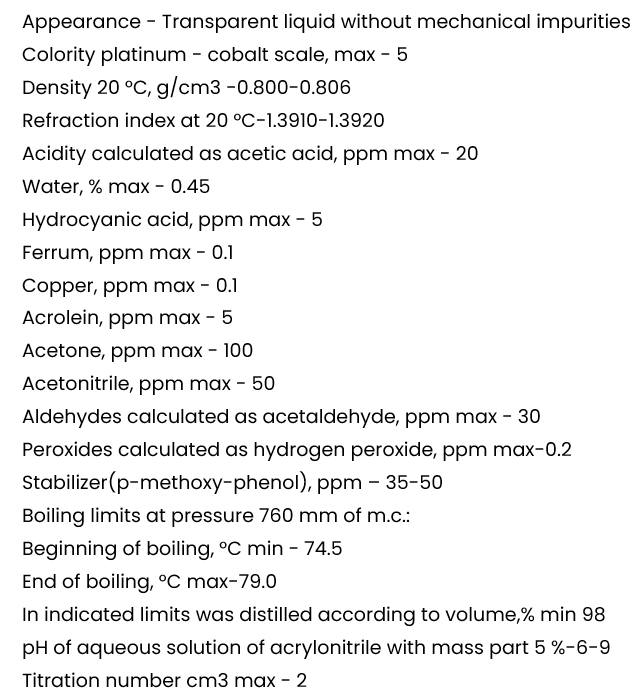 ACRYLONITRILE